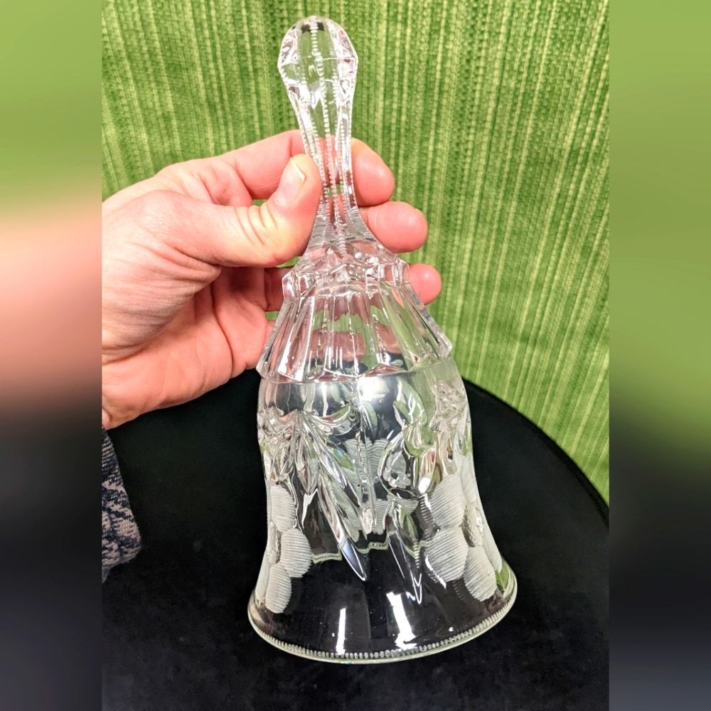 Vintage Crystal Classic Cut Dinner Bell